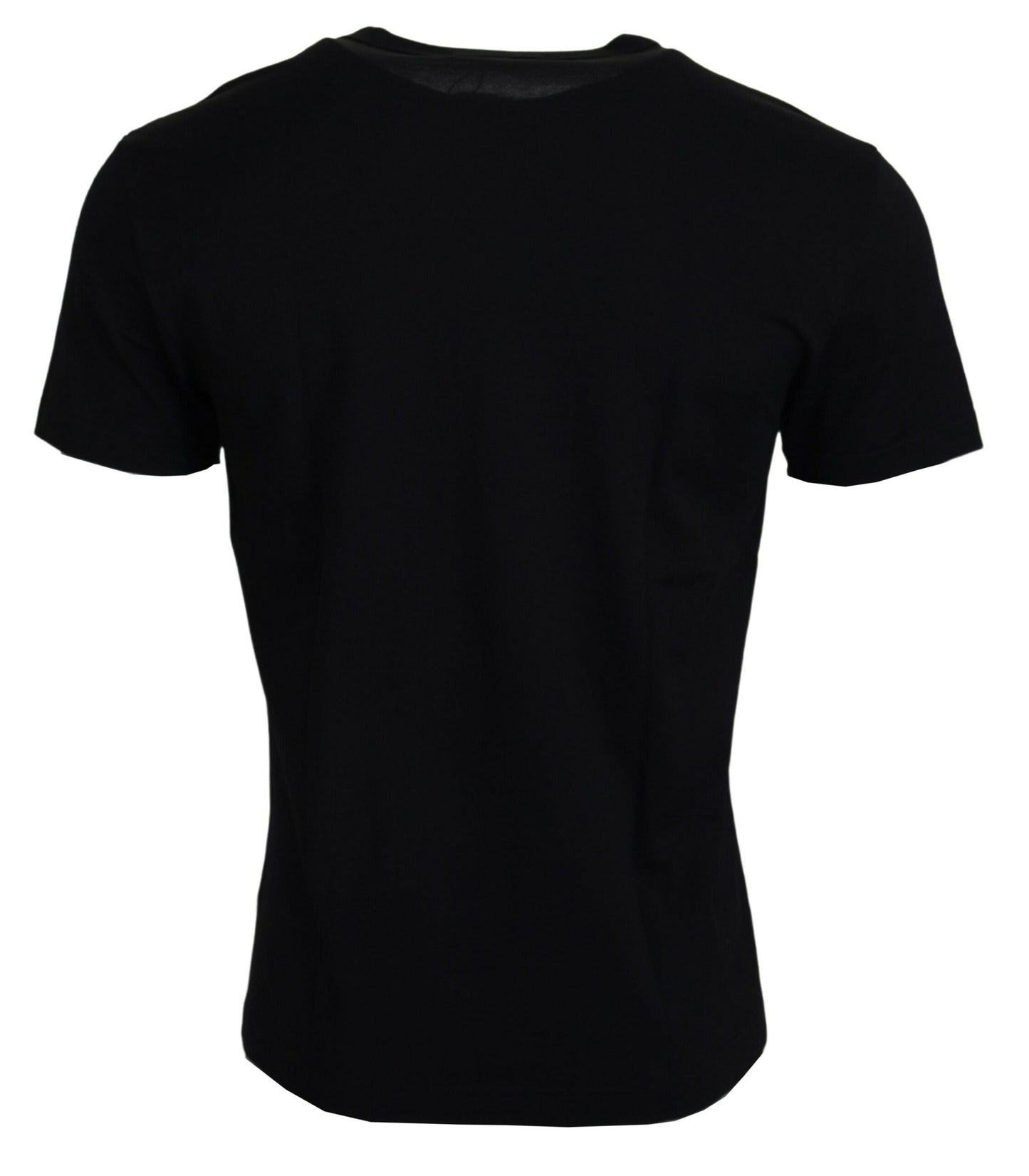 Dolce & Gabbana Chic Black Cotton Tee for the Modern Man Dolce & Gabbana