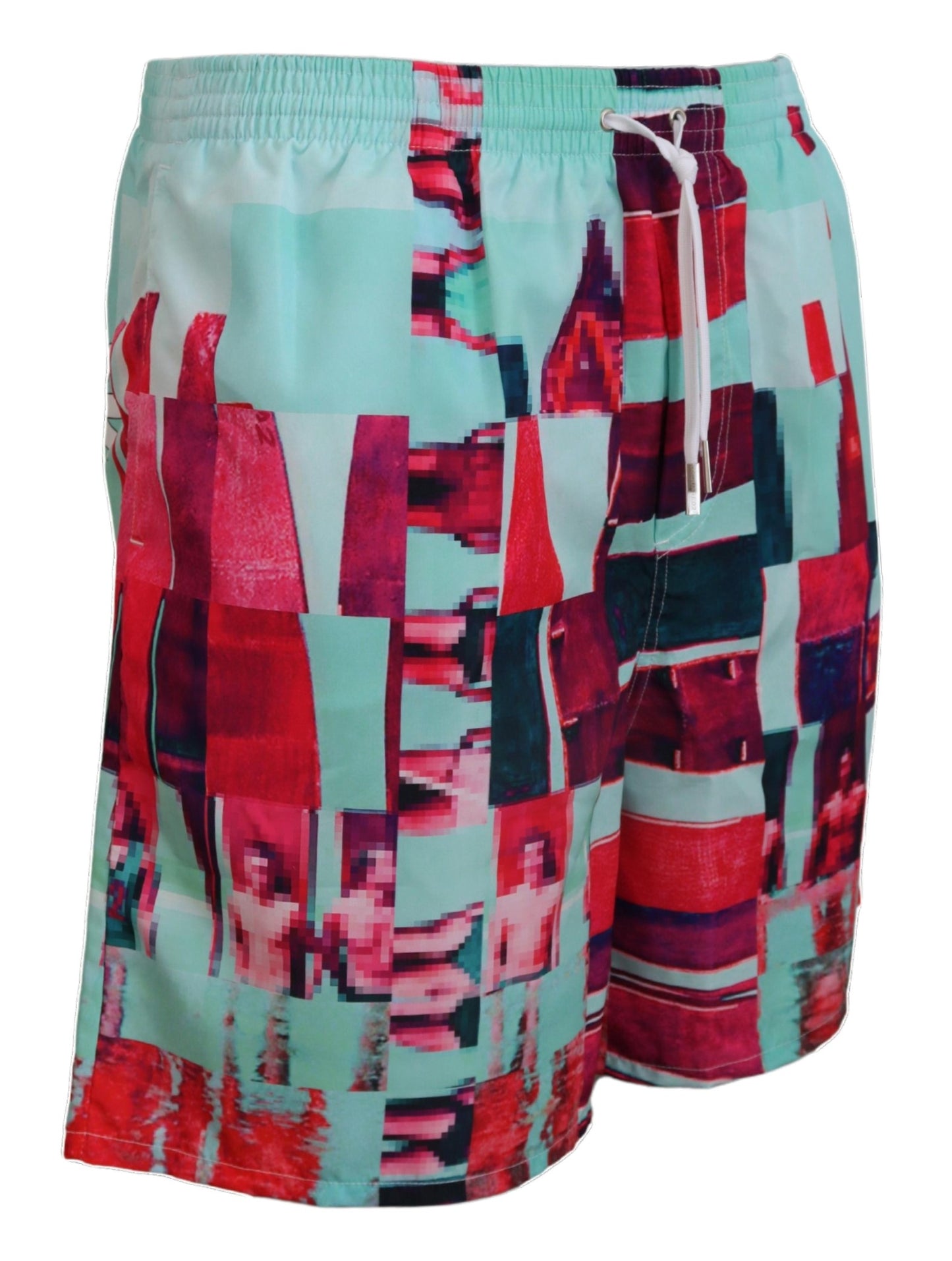 Dsquared² Multicolor Printed Swim Shorts Boxer Dsquared²