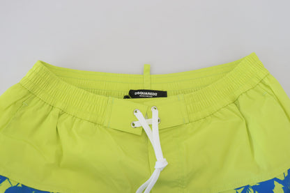 Dsquared² Exquisite Blue Green Swim Shorts Boxer Dsquared²