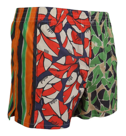 Dsquared² Multicolor Floral Men's Swim Shorts Dsquared²