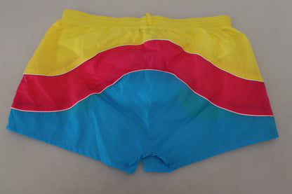 Dsquared² Exclusive Multicolor Swim Shorts Boxer Dsquared²