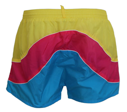 Dsquared² Exclusive Multicolor Swim Shorts Boxer Dsquared²