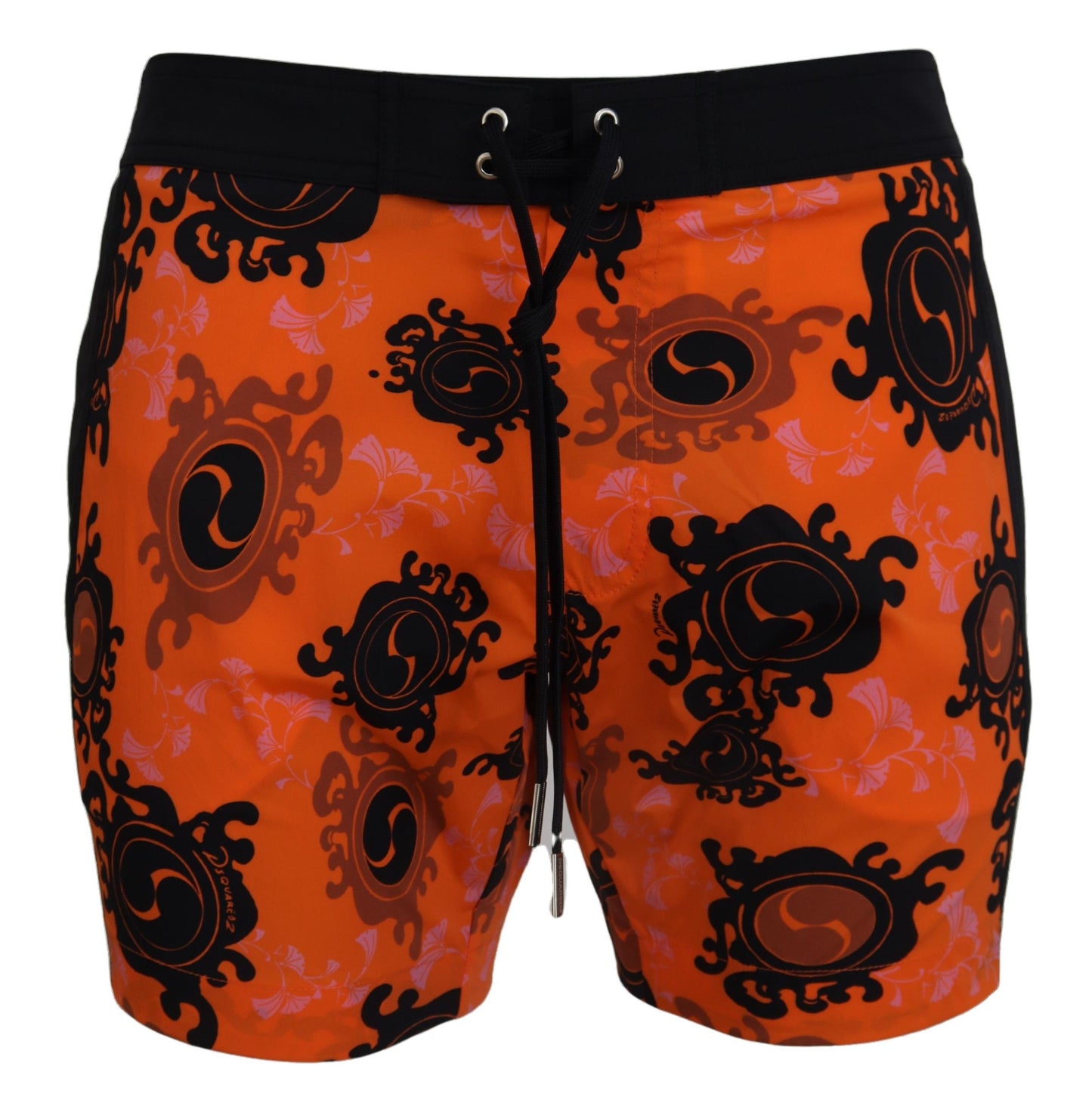 Dsquared² Chic Orange Swim Shorts Boxer for Men Dsquared²