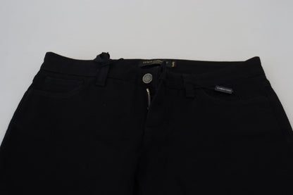 Dolce & Gabbana Elegant Black Slim Fit Denim Masterpiece Dolce & Gabbana