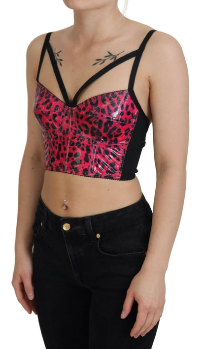 Dolce & Gabbana Leopard Print Bustier Corset Top Dolce & Gabbana