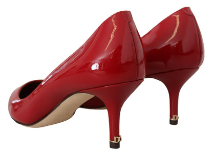 Dolce & Gabbana Exquisite Red Patent Leather Pumps Dolce & Gabbana