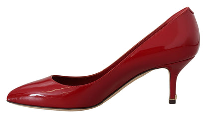 Dolce & Gabbana Exquisite Red Patent Leather Pumps Dolce & Gabbana