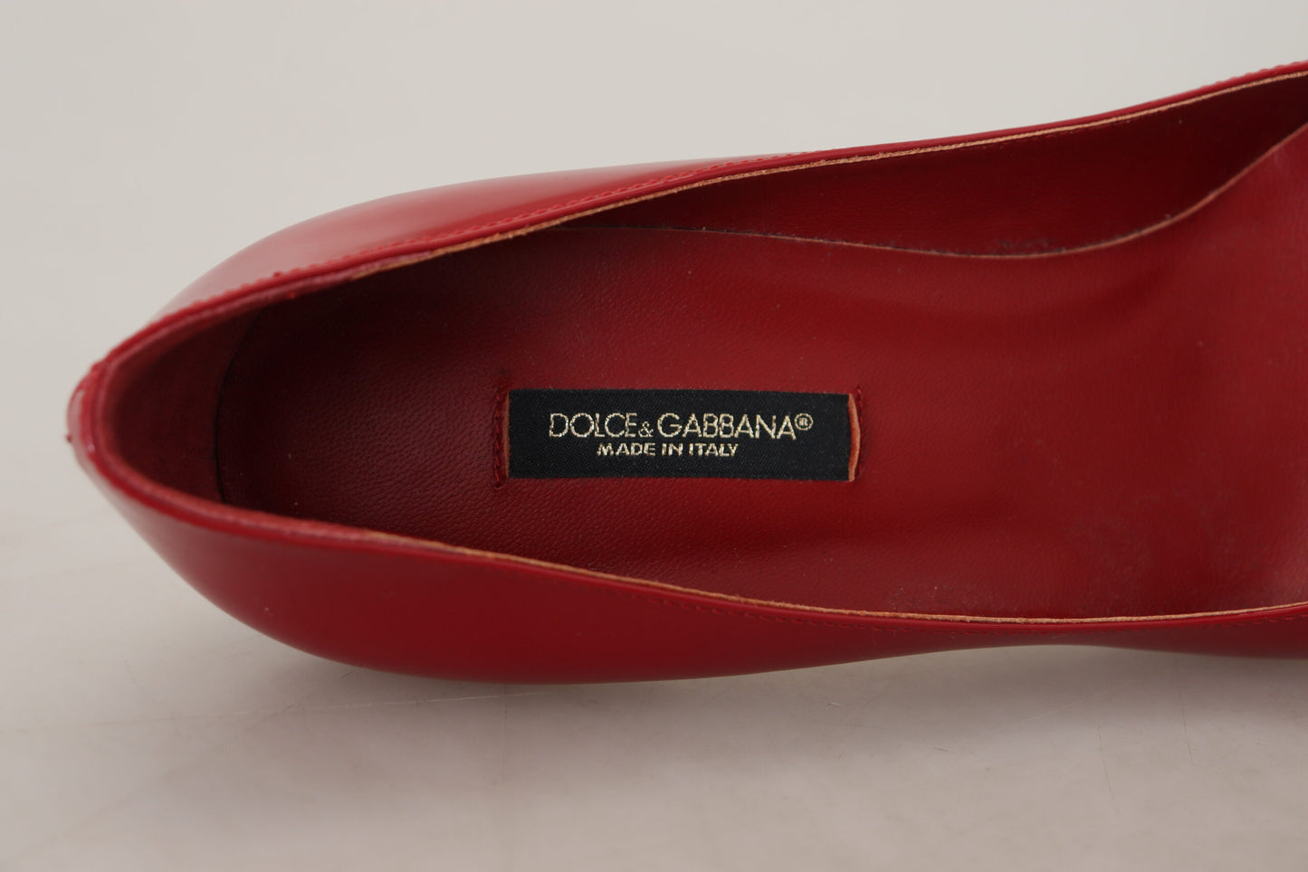 Dolce & Gabbana Exquisite Red Patent Leather Pumps Dolce & Gabbana