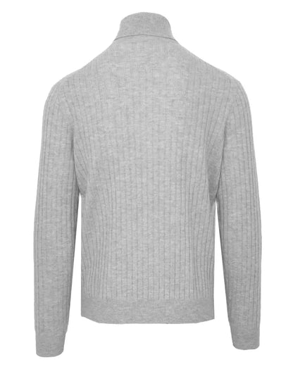 Malo Elegant Wool Cashmere Turtleneck Sweater Malo