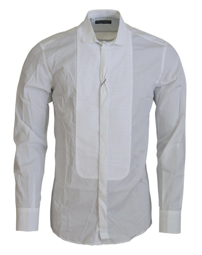 Dolce & Gabbana Exquisite White Cotton Formal Shirt Dolce & Gabbana