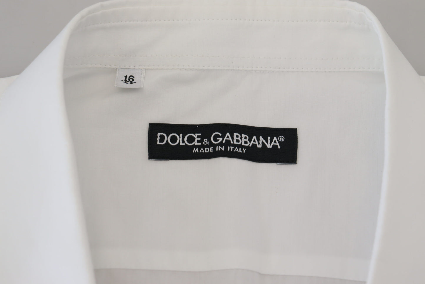 Dolce & Gabbana Exquisite White Cotton Formal Shirt Dolce & Gabbana