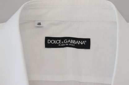 Dolce & Gabbana Exquisite White Cotton Formal Shirt Dolce & Gabbana