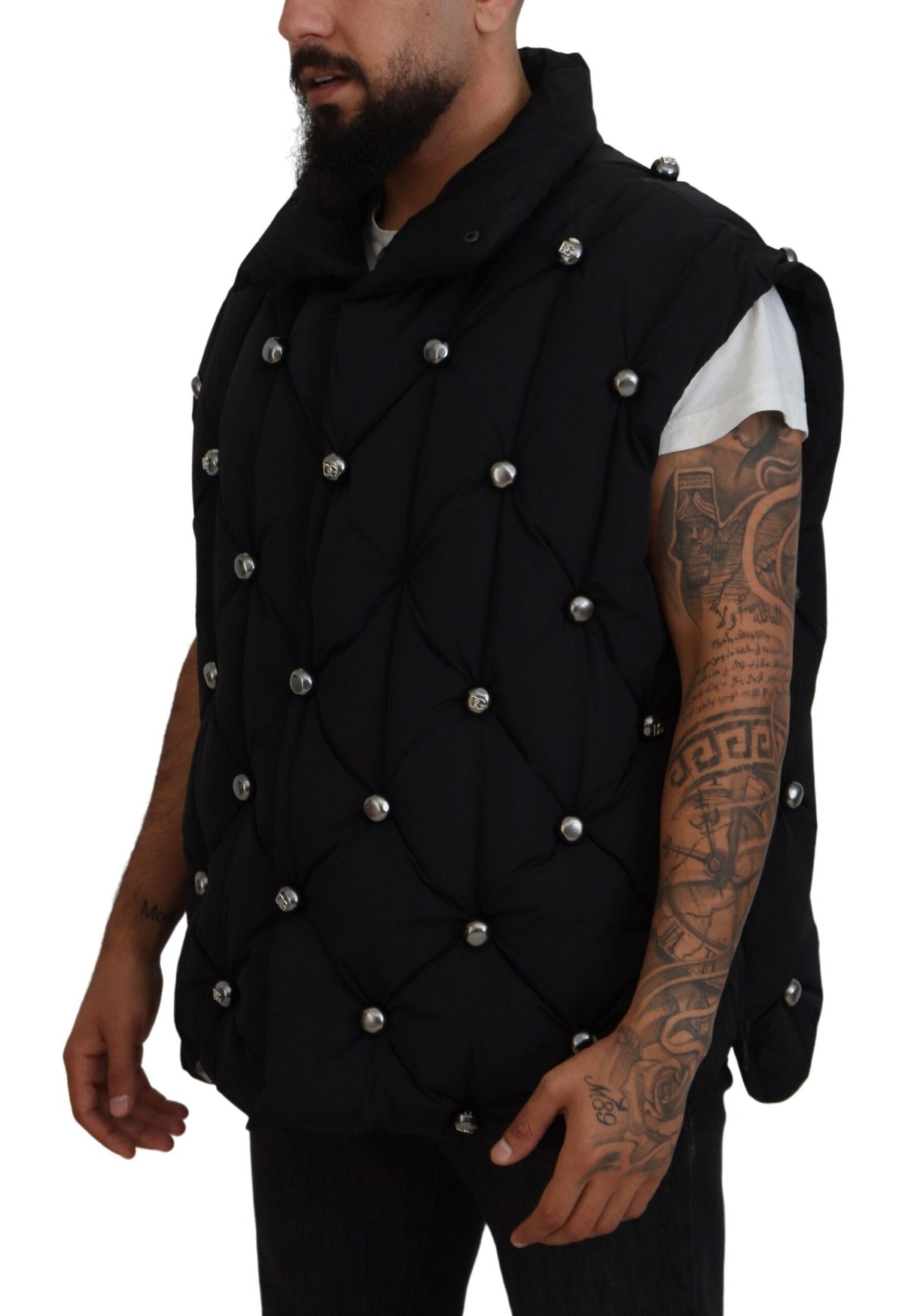 Dolce & Gabbana Elegant Black Sleeveless Vest Jacket Dolce & Gabbana