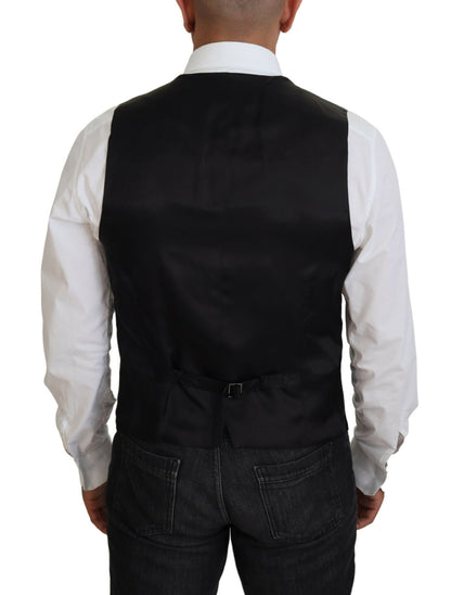 Dolce & Gabbana Elegant Single Breasted Formal Vest Dolce & Gabbana