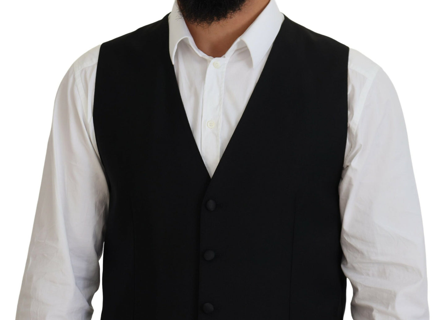 Dolce & Gabbana Elegant Single Breasted Formal Vest Dolce & Gabbana