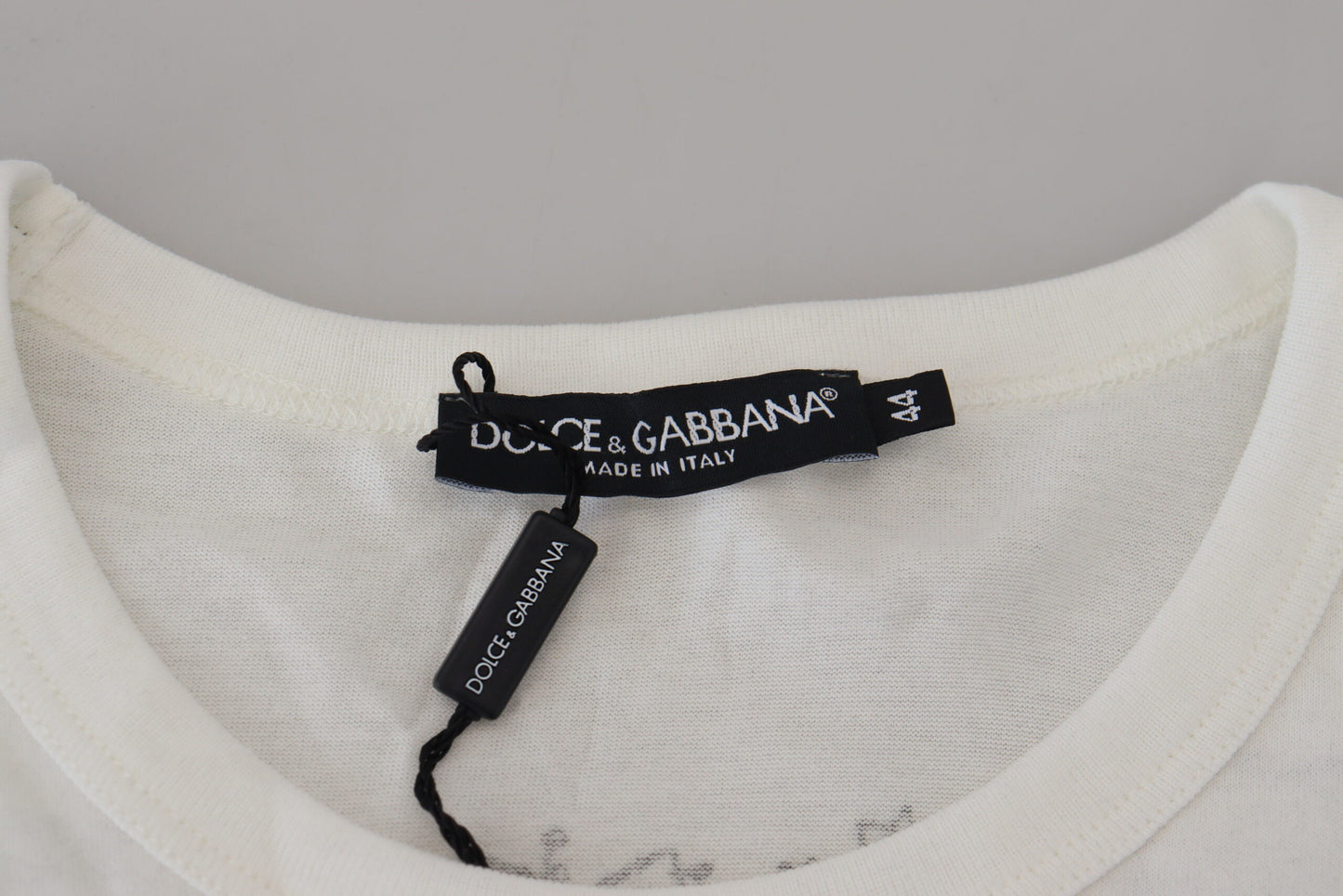 Dolce & Gabbana Elegant Floral Crown Tee Dolce & Gabbana