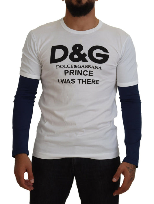 Dolce & Gabbana Elegant White Cotton Pullover Sweater Dolce & Gabbana