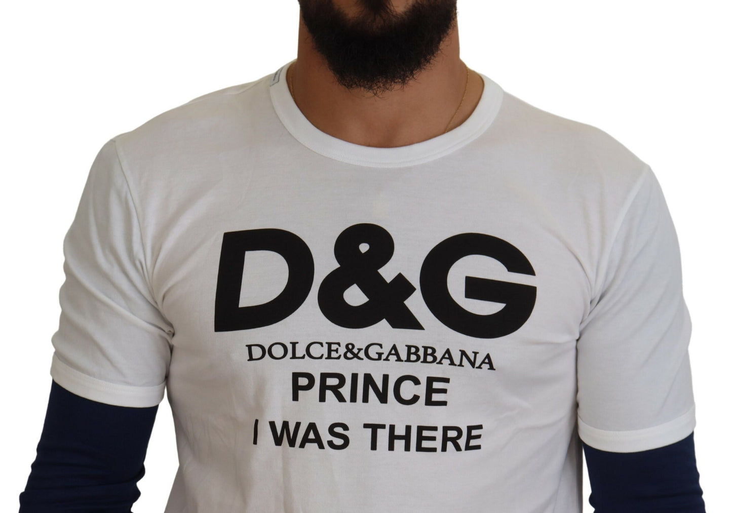 Dolce & Gabbana Elegant White Cotton Pullover Sweater Dolce & Gabbana