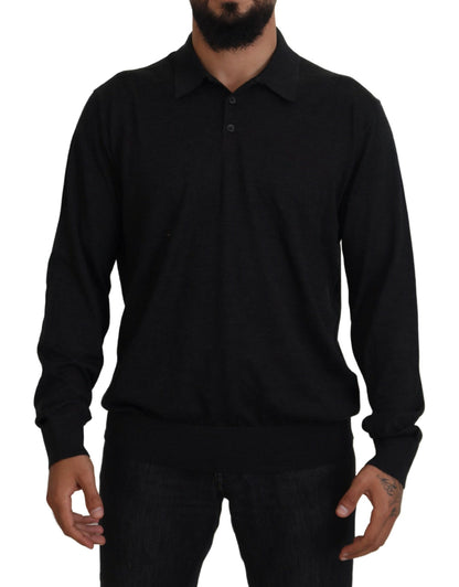 Dolce & Gabbana Elegant Black Cashmere Pullover Sweater Dolce & Gabbana