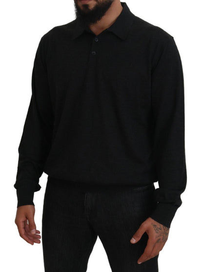 Dolce & Gabbana Elegant Black Cashmere Pullover Sweater Dolce & Gabbana