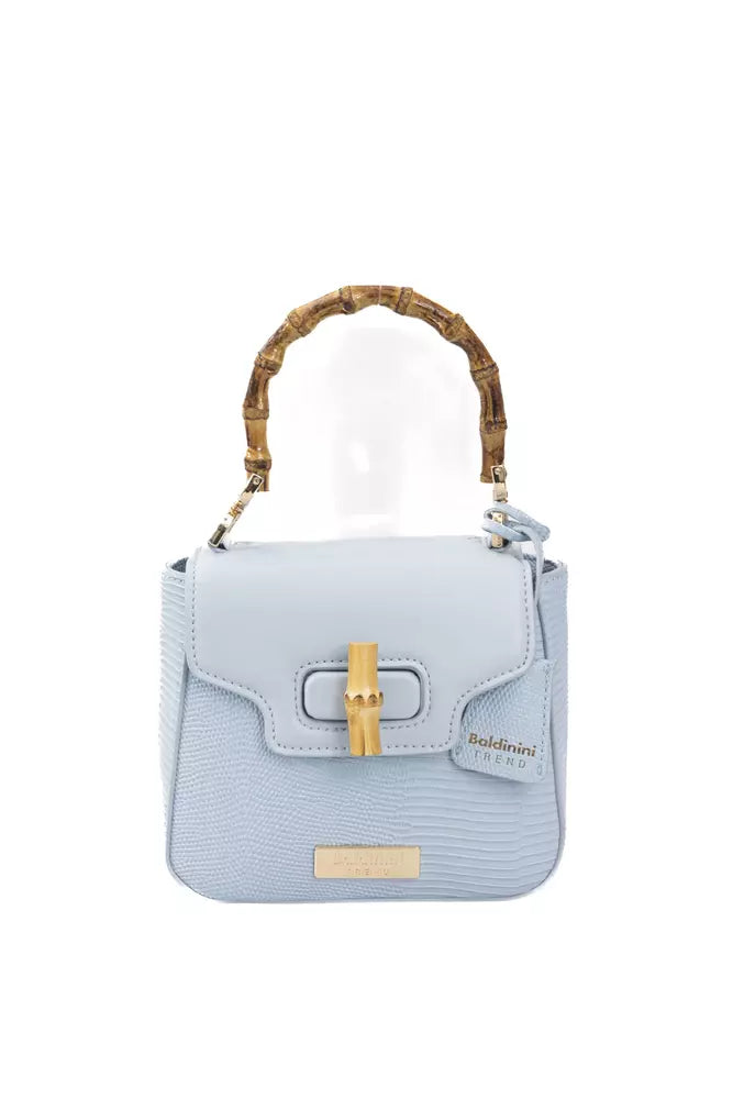 Baldinini Trend Light Blue Polyurethane Women Crossbody Bag Baldinini Trend