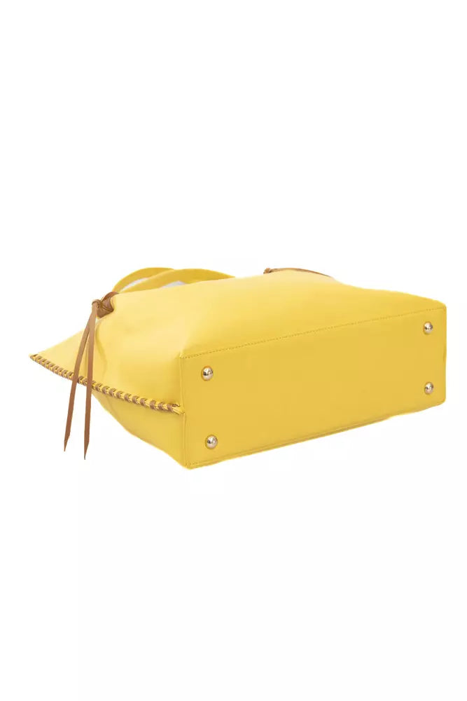 Baldinini Trend Yellow Polyurethane Women Handbag Baldinini Trend