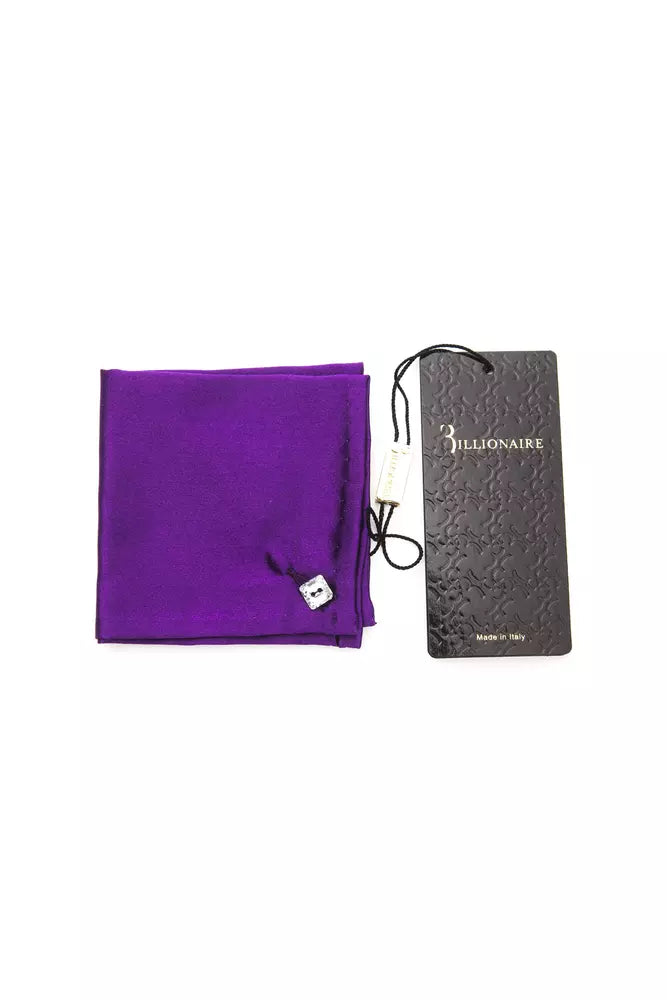 Billionaire Italian Couture Purple Sisal Men Accessory Billionaire Italian Couture