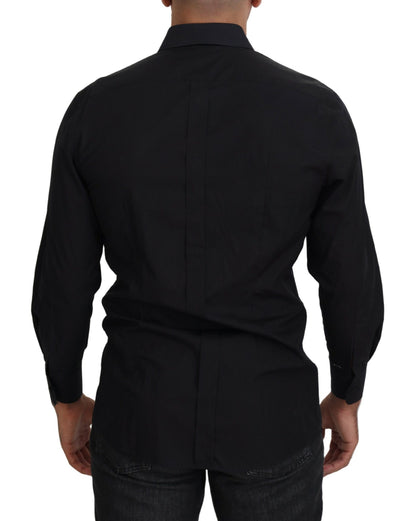 Dolce & Gabbana Elegant Black Formal Long Sleeve Shirt Dolce & Gabbana