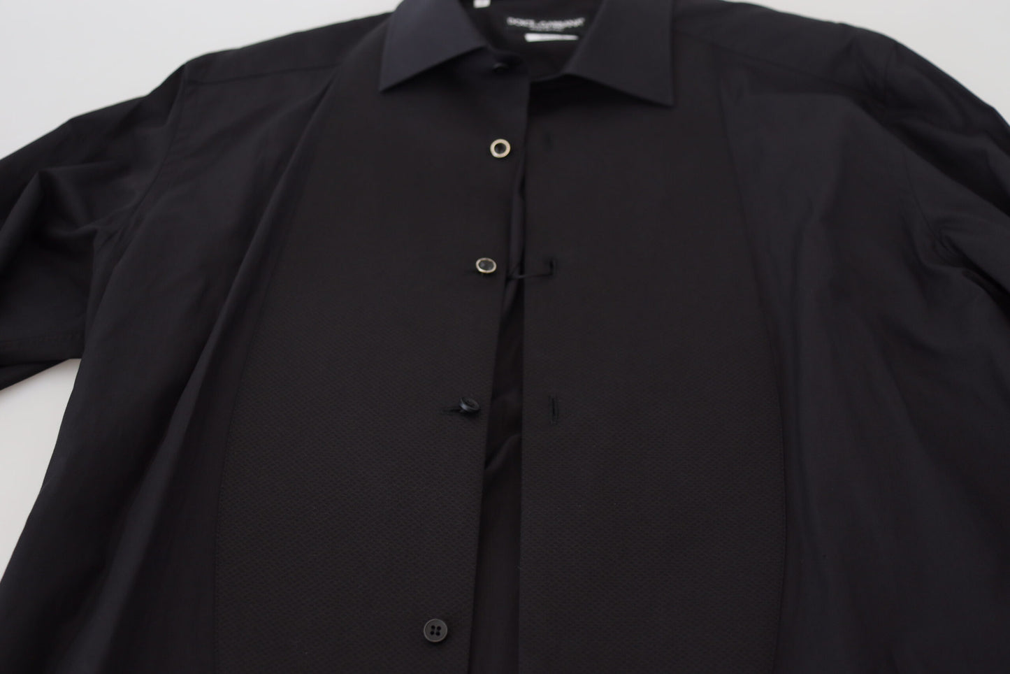 Dolce & Gabbana Elegant Black Formal Long Sleeve Shirt Dolce & Gabbana