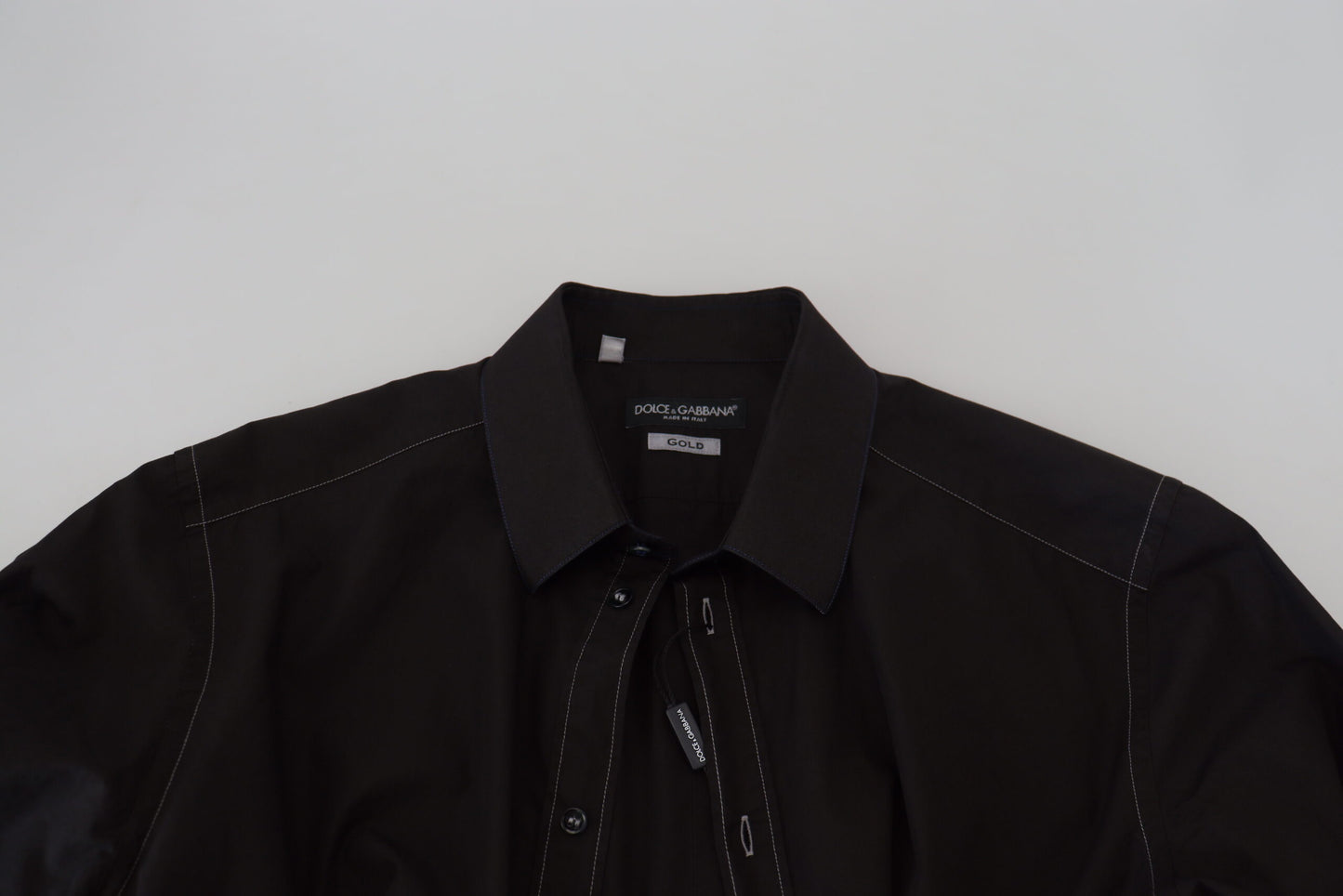 Dolce & Gabbana Elegant Black Formal Cotton Shirt Dolce & Gabbana