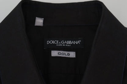 Dolce & Gabbana Elegant Black Formal Cotton Shirt Dolce & Gabbana