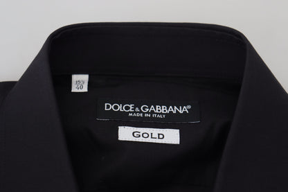 Dolce & Gabbana Elegant Floral Embroidered Cotton Shirt Dolce & Gabbana