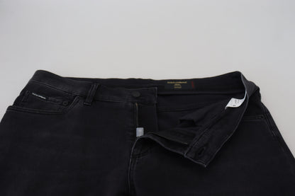 Dolce & Gabbana Chic Black Skinny Denim Jeans Dolce & Gabbana