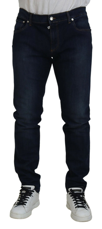 Dolce & Gabbana Sleek Skinny Jeans in Dark Blue Dolce & Gabbana