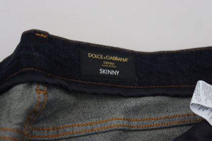 Dolce & Gabbana Sleek Skinny Jeans in Dark Blue Dolce & Gabbana