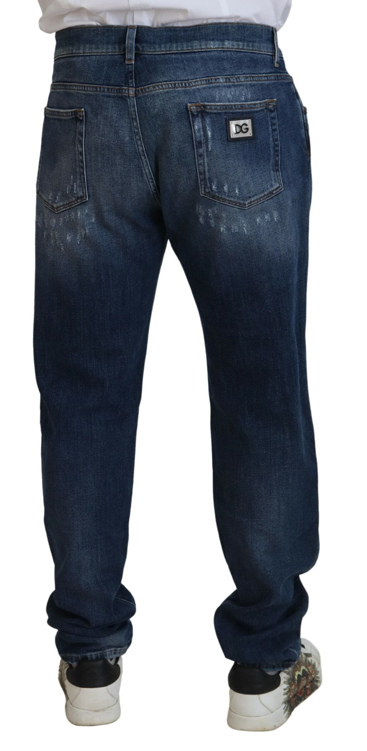 Dolce & Gabbana Elegant Skinny Blue Jeans Dolce & Gabbana