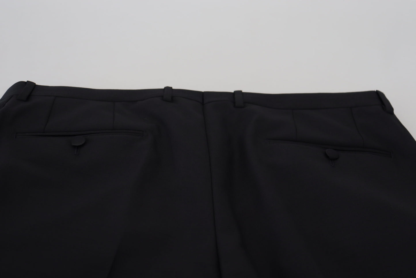 Dolce & Gabbana Elegant Black Dress Pants from Virgin Wool Blend Dolce & Gabbana