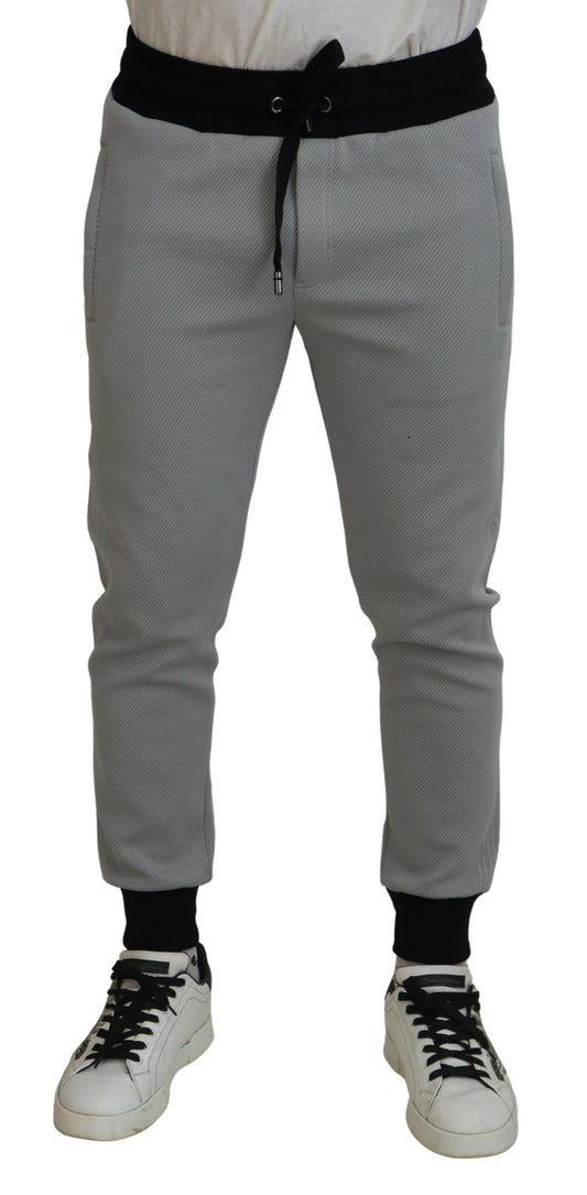 Dolce & Gabbana Elegant Grey Jogger Pants Dolce & Gabbana