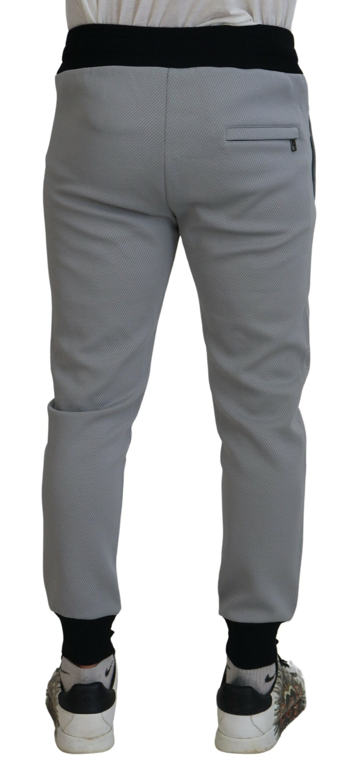 Dolce & Gabbana Elegant Grey Jogger Pants Dolce & Gabbana