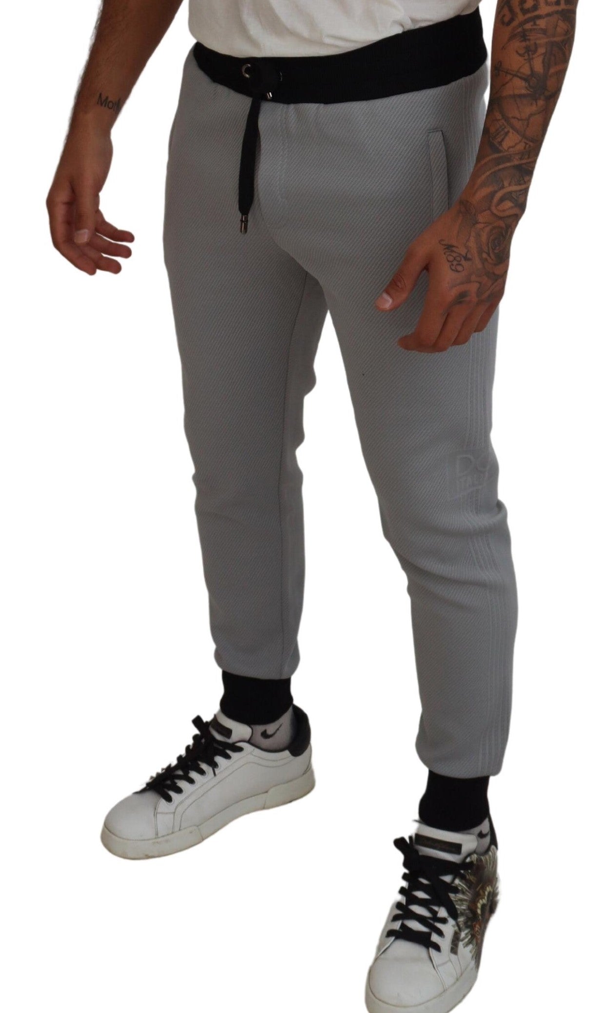 Dolce & Gabbana Elegant Grey Jogger Pants Dolce & Gabbana