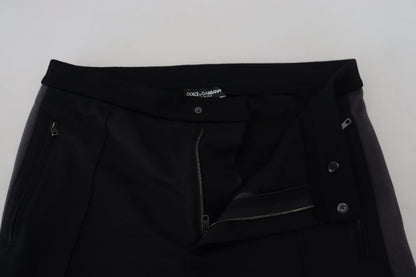 Dolce & Gabbana Elegant Black Jogger Pants in Luxe Wool Blend Dolce & Gabbana