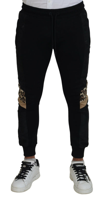 Dolce & Gabbana Elegant Black Jogger Pants for the Modern Man Dolce & Gabbana