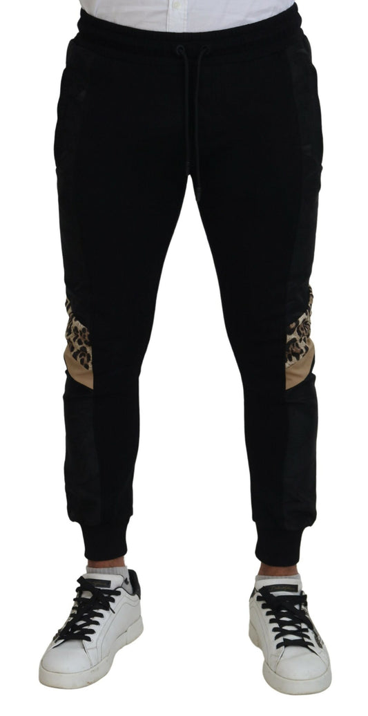 Dolce & Gabbana Elegant Black Jogger Pants for the Modern Man Dolce & Gabbana