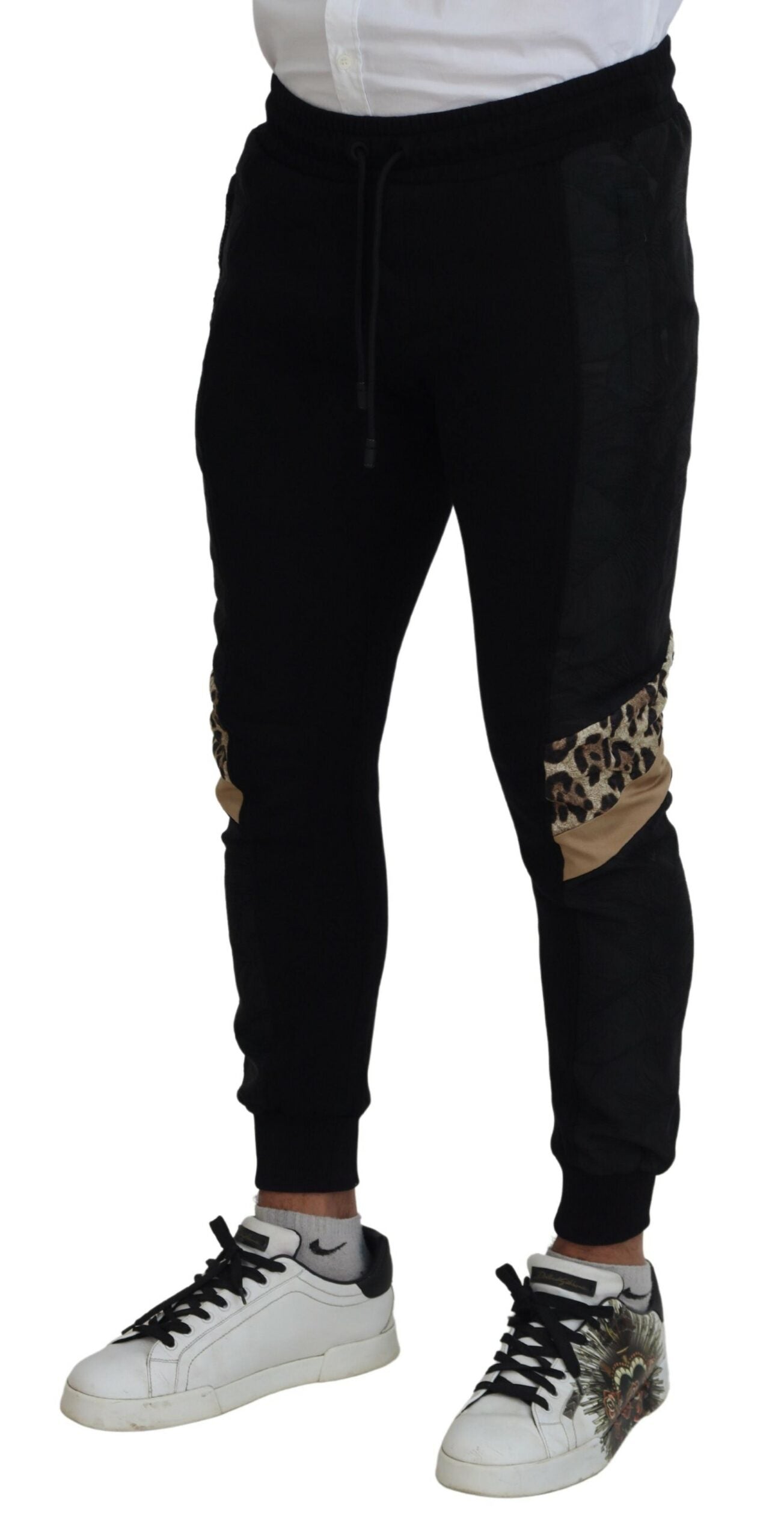 Dolce & Gabbana Elegant Black Jogger Pants for the Modern Man Dolce & Gabbana