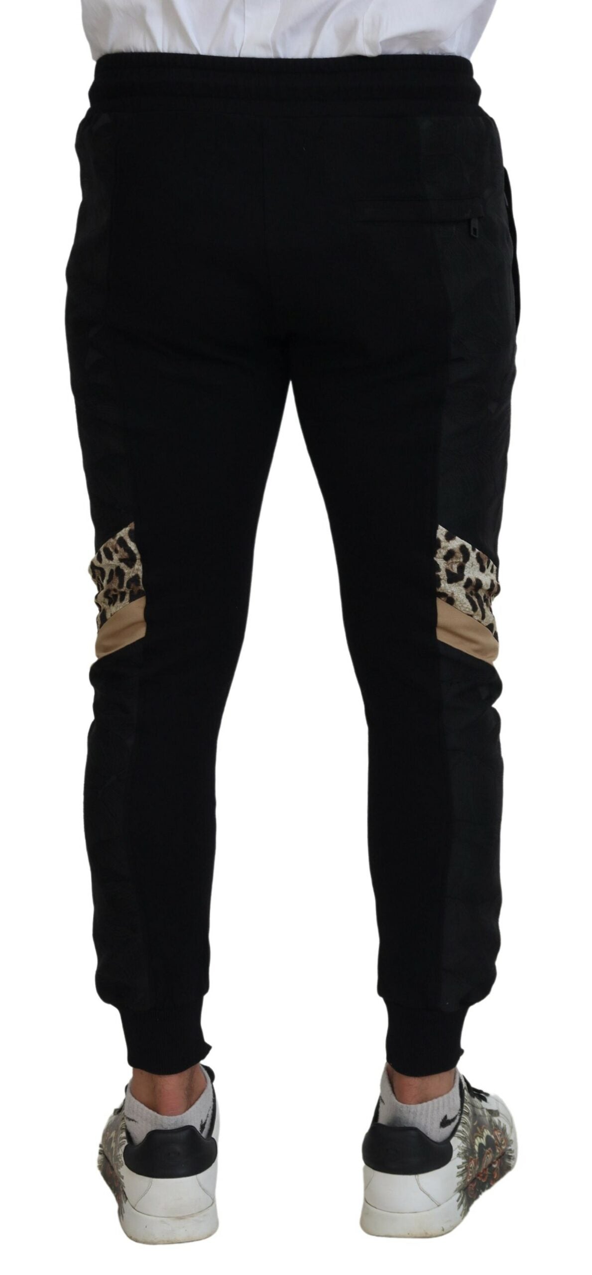 Dolce & Gabbana Elegant Black Jogger Pants for the Modern Man Dolce & Gabbana