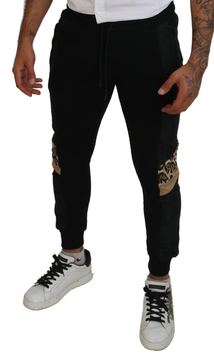 Dolce & Gabbana Elegant Black Jogger Pants for the Modern Man Dolce & Gabbana