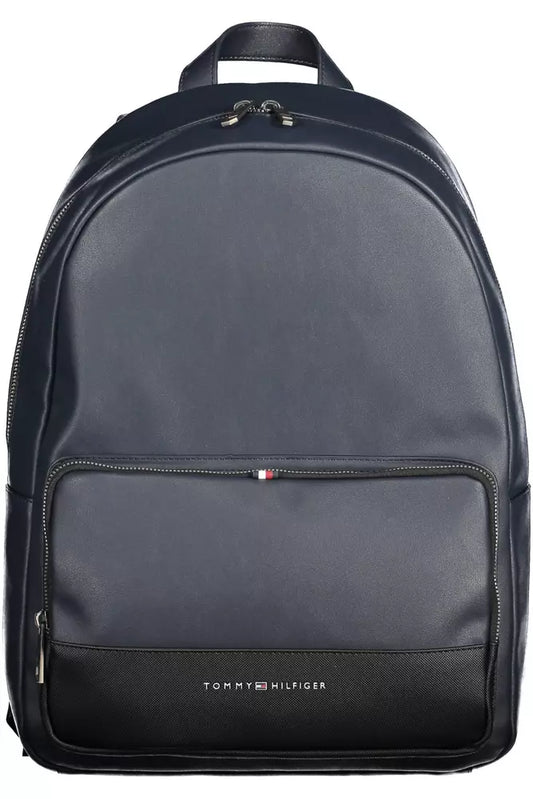 Tommy Hilfiger Blue Polyethylene Men Backpack