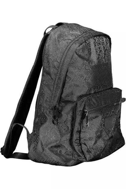 Calvin Klein Black Polyester Men Backpack