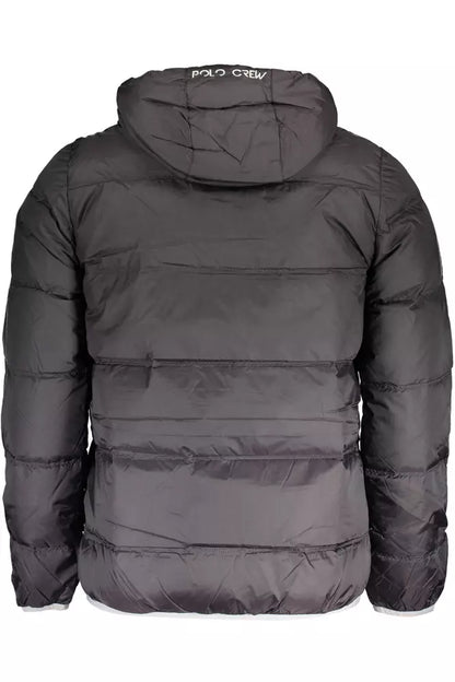 La Martina Sleek Polyamide Jacket with Detachable Hood La Martina