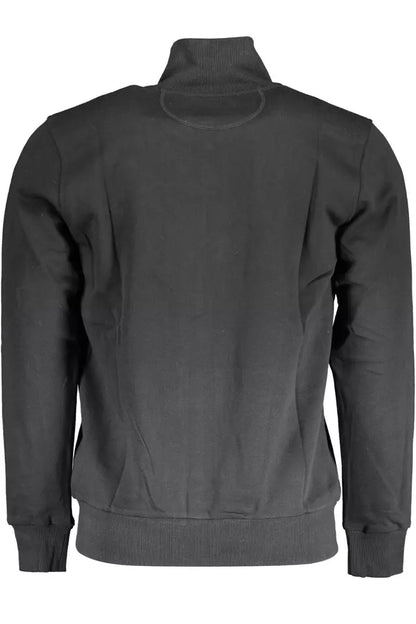 La Martina Sleek Cotton Blend Zippered Sweatshirt La Martina